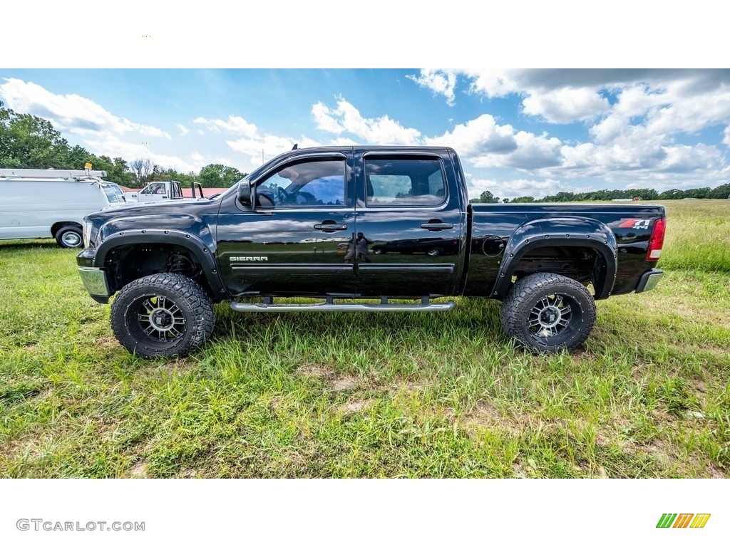 2010 Sierra 1500 SLT Crew Cab 4x4 - Storm Gray Metallic / Dark Titanium/Light Titanium photo #7