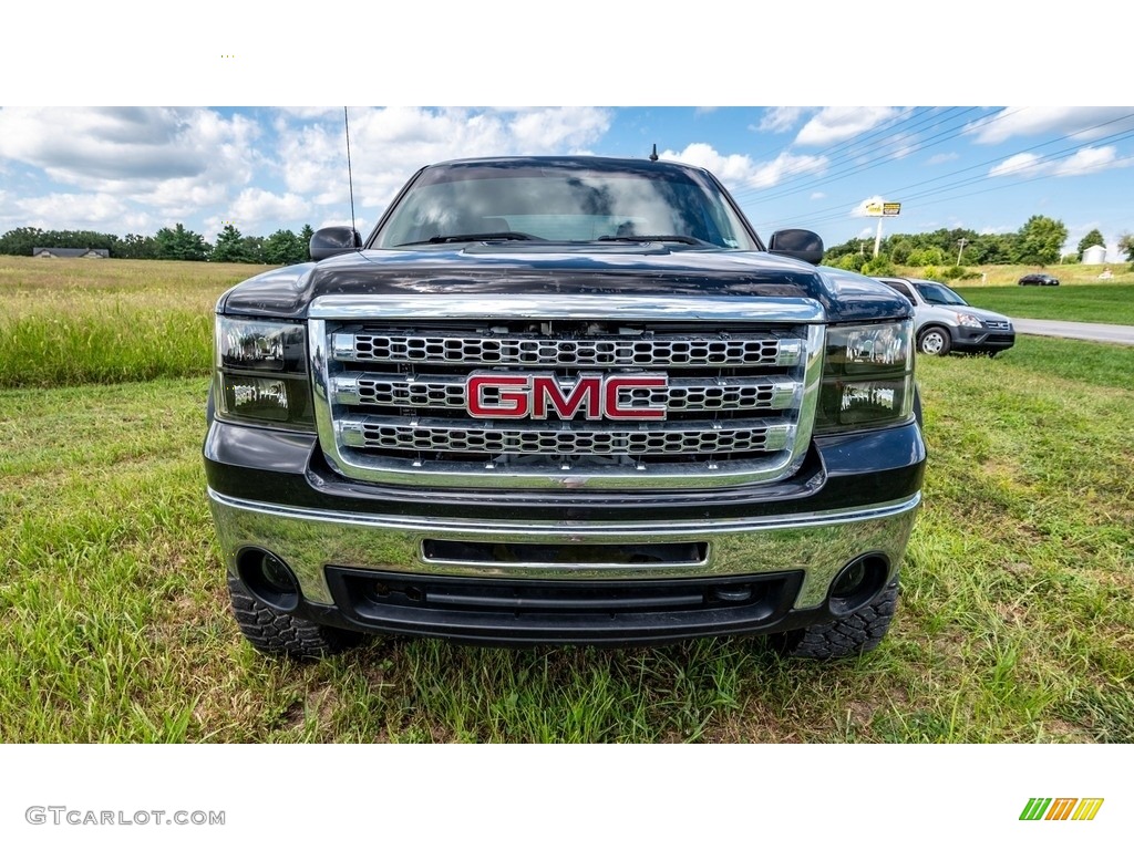 2010 Sierra 1500 SLT Crew Cab 4x4 - Storm Gray Metallic / Dark Titanium/Light Titanium photo #9