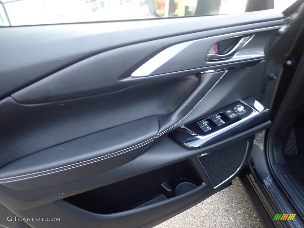 2022 Mazda CX-9 Grand Touring AWD Black Door Panel Photo #144785057