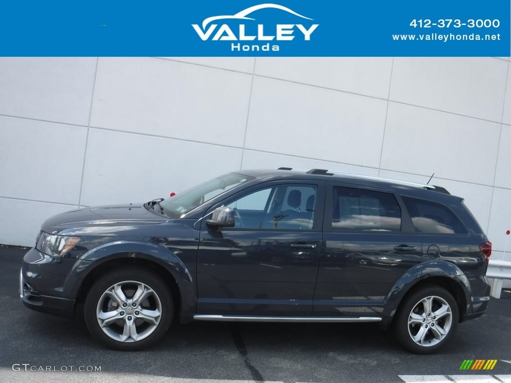 2017 Journey Crossroad AWD - Bruiser Grey / Black photo #2