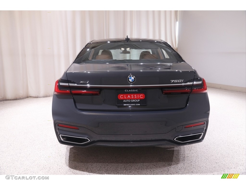 2020 7 Series 750i xDrive Sedan - Dravit Grey Metallic / Cognac photo #23
