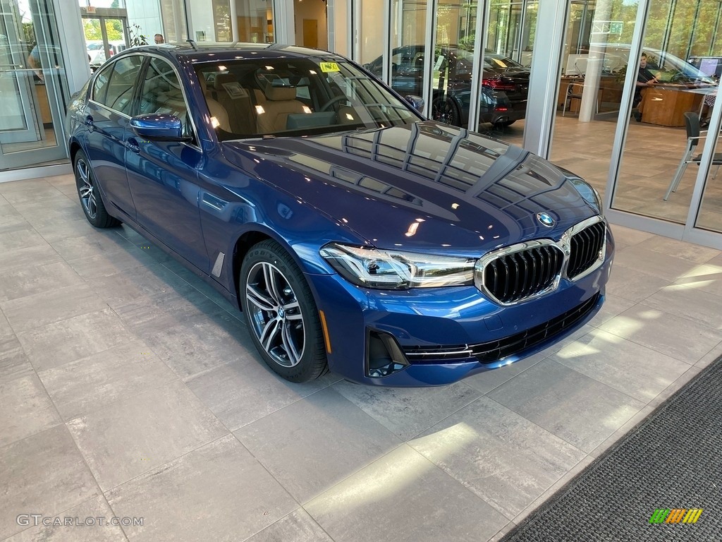 Phytonic Blue Metallic 2023 BMW 5 Series 530i xDrive Sedan Exterior Photo #144785717