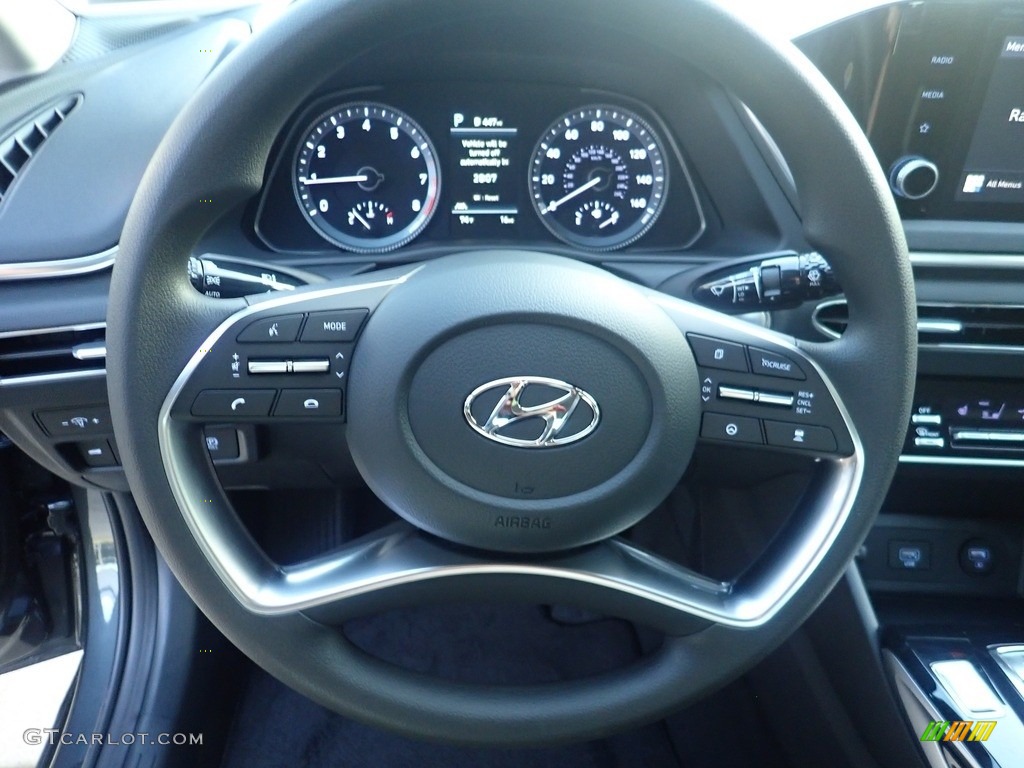 2022 Sonata SEL - Portofino Gray / Black photo #16