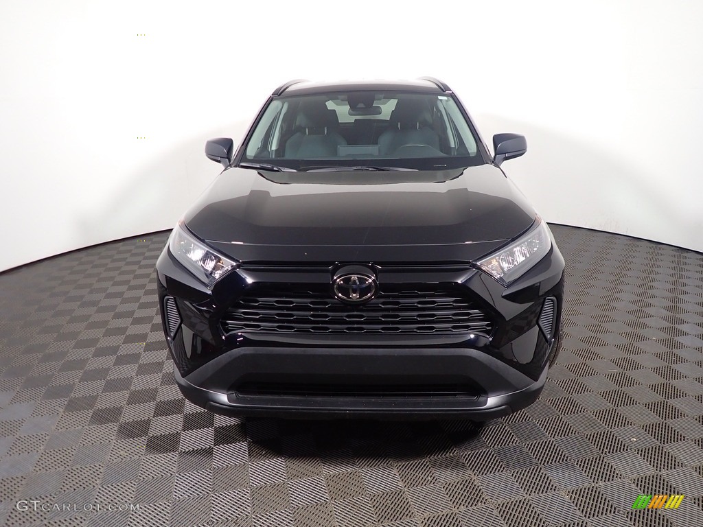 2021 RAV4 LE AWD - Midnight Black Metallic / Black photo #4