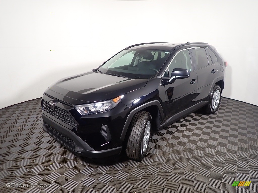 2021 RAV4 LE AWD - Midnight Black Metallic / Black photo #8