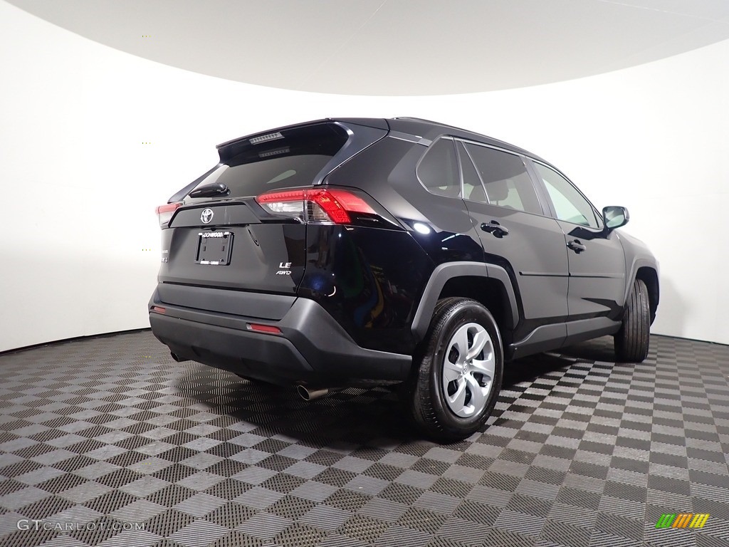 2021 RAV4 LE AWD - Midnight Black Metallic / Black photo #14