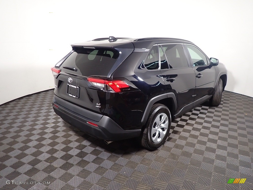 2021 RAV4 LE AWD - Midnight Black Metallic / Black photo #15