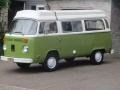 Sage Green 1975 Volkswagen Bus T2 Campmobile Exterior