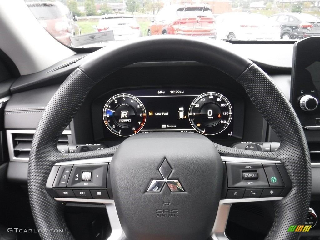 2022 Mitsubishi Outlander SEL S-AWC Black Steering Wheel Photo #144788806