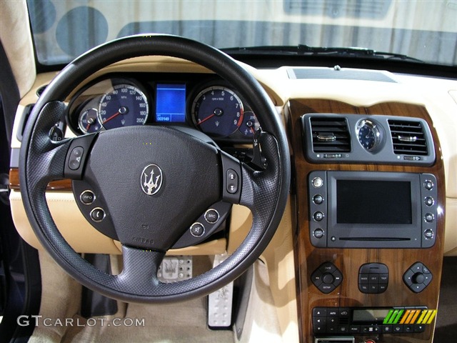 2007 Maserati Quattroporte Sport GT DuoSelect Beige Dashboard Photo #144790