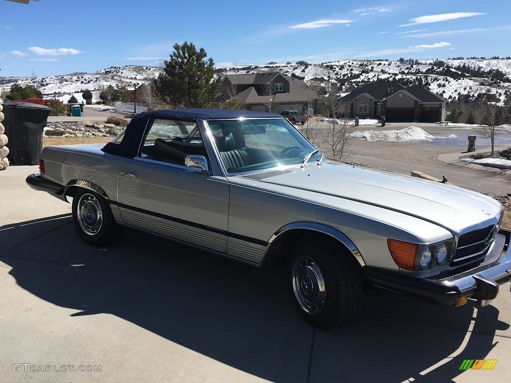 Astral Silver Metallic 1975 Mercedes-Benz SL Class 450 SL Roadster Exterior Photo #144790378