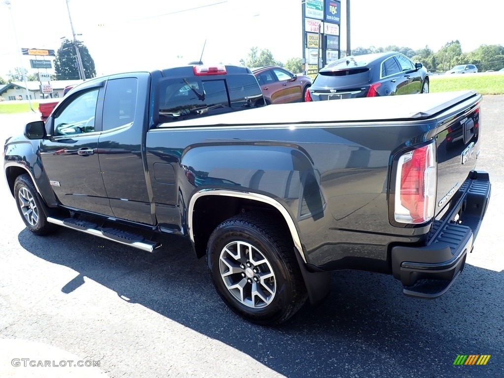 2018 Canyon All Terrain Extended Cab 4x4 - Satin Steel Metallic / Jet Black photo #6