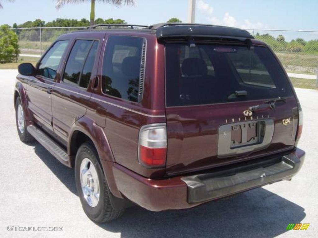 2000 QX4  - Bordeaux Red Pearl / Stone Beige photo #4