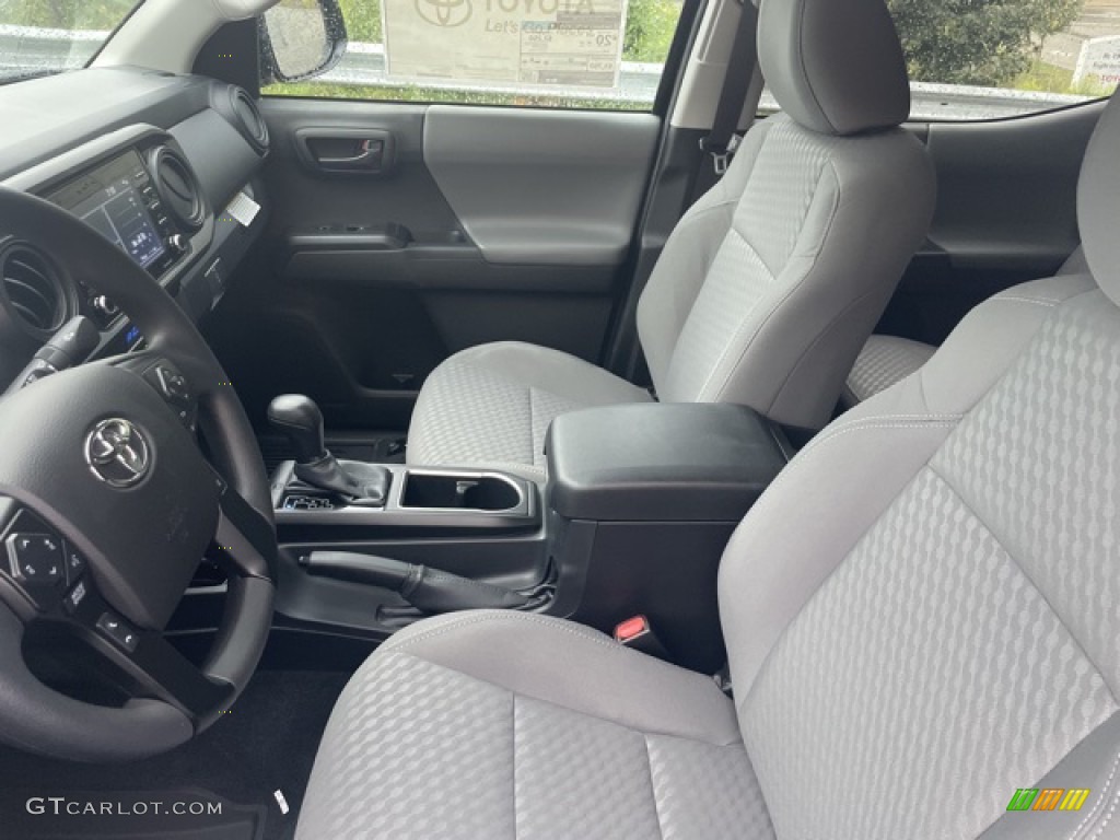 Cement Gray Interior 2022 Toyota Tacoma SR Double Cab 4x4 Photo #144790678