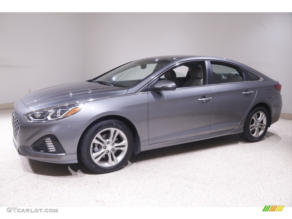 2019 Sonata SEL - Machine Gray / Gray photo #3