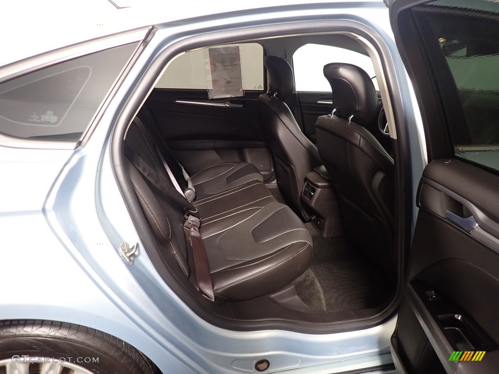 2014 Ford Fusion Energi Titanium Rear Seat Photo #144792223