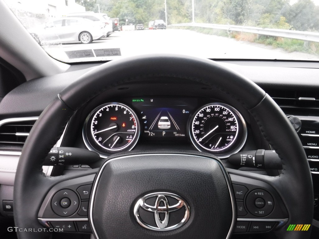 2018 Camry XLE - Predawn Gray Mica / Black photo #24