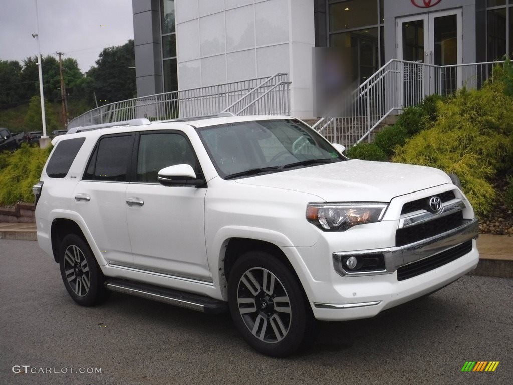 2017 4Runner Limited 4x4 - Blizzard Pearl White / Sand Beige photo #1