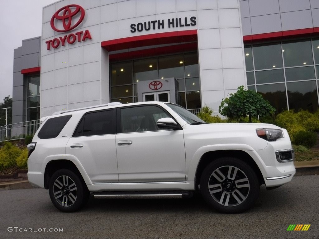 2017 4Runner Limited 4x4 - Blizzard Pearl White / Sand Beige photo #2