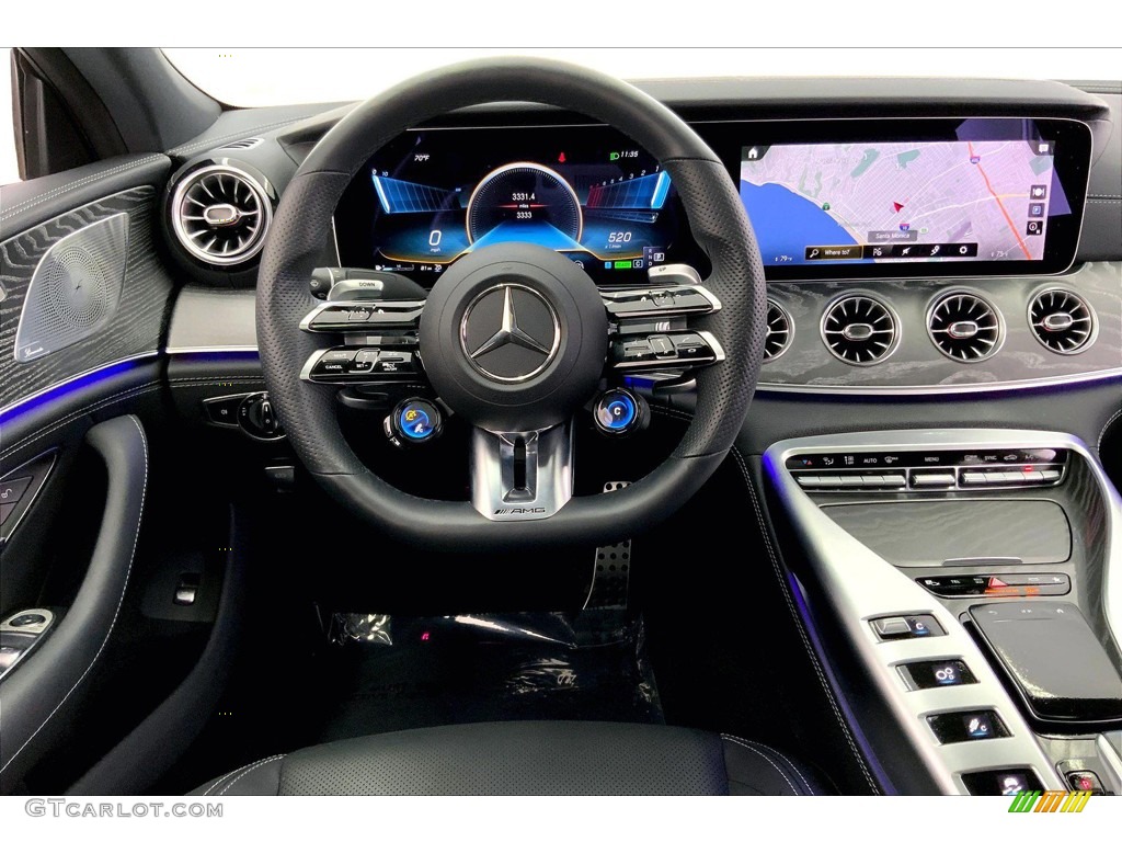 2022 Mercedes-Benz AMG GT 43 Black Dashboard Photo #144792664