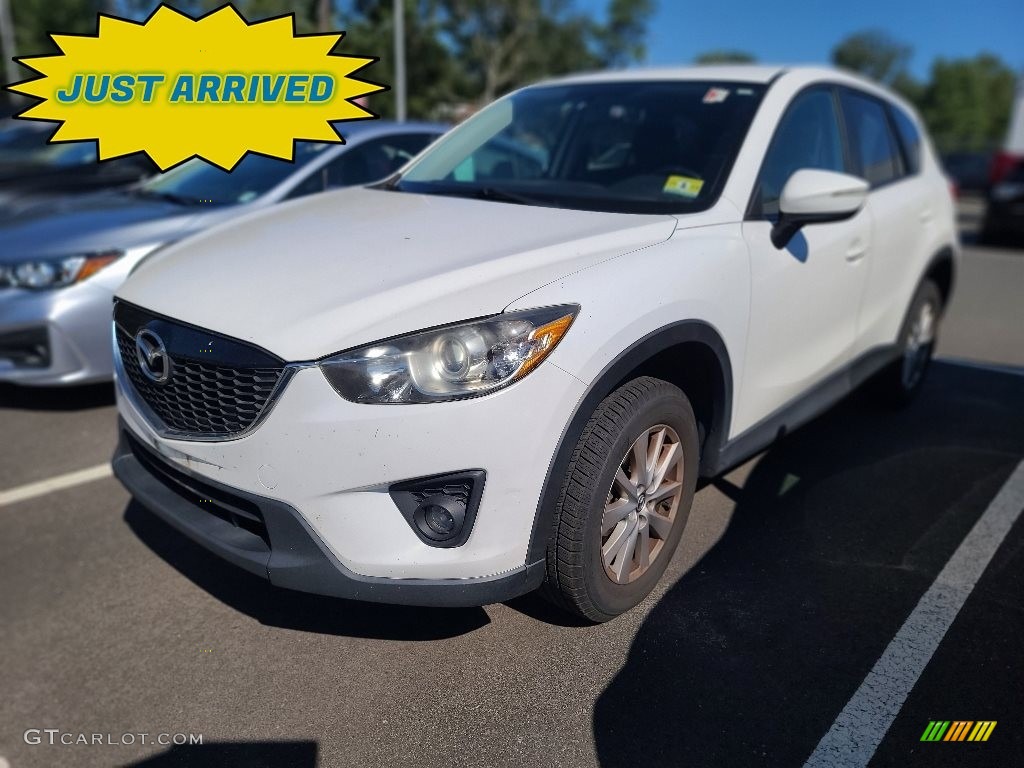 2015 CX-5 Touring - Crystal White Pearl Mica / Black photo #1