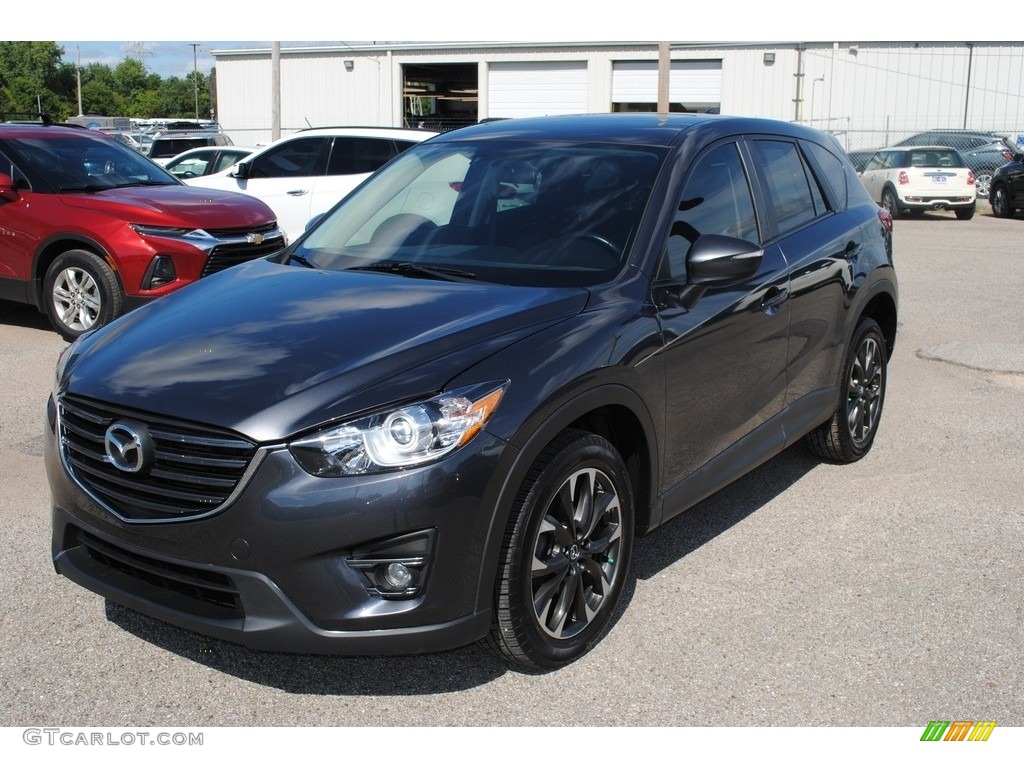 2016 CX-5 Grand Touring AWD - Meteor Gray Mica / Black photo #1