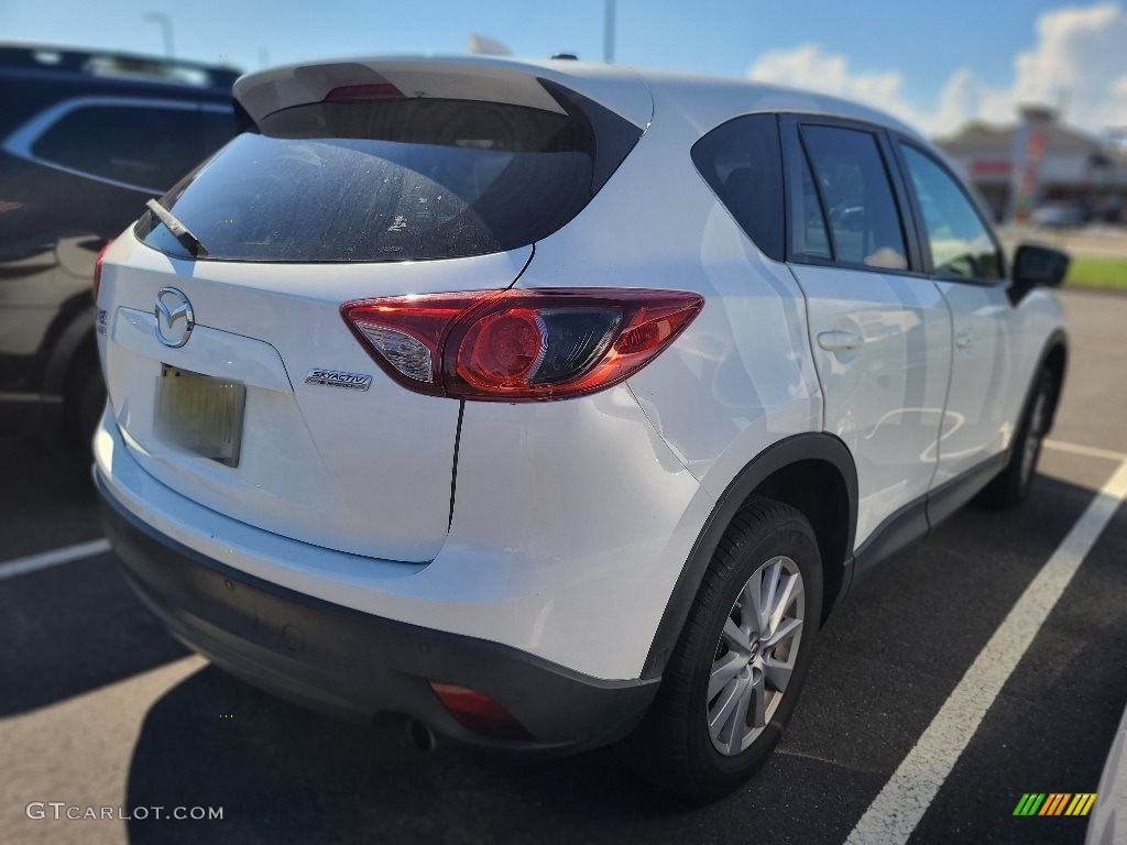 2015 CX-5 Touring - Crystal White Pearl Mica / Black photo #5