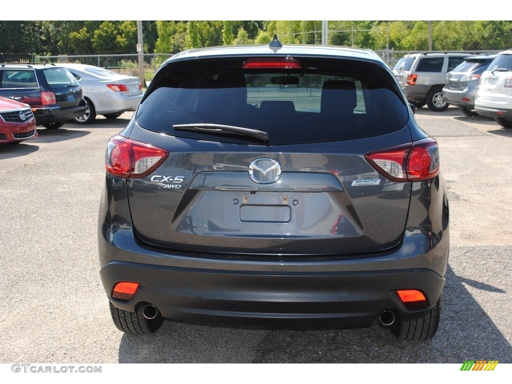 2016 CX-5 Grand Touring AWD - Meteor Gray Mica / Black photo #4