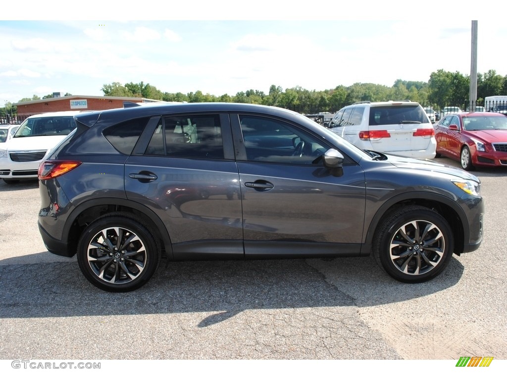 2016 CX-5 Grand Touring AWD - Meteor Gray Mica / Black photo #6