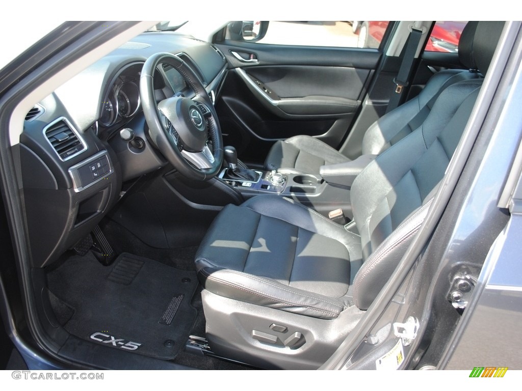 2016 CX-5 Grand Touring AWD - Meteor Gray Mica / Black photo #11