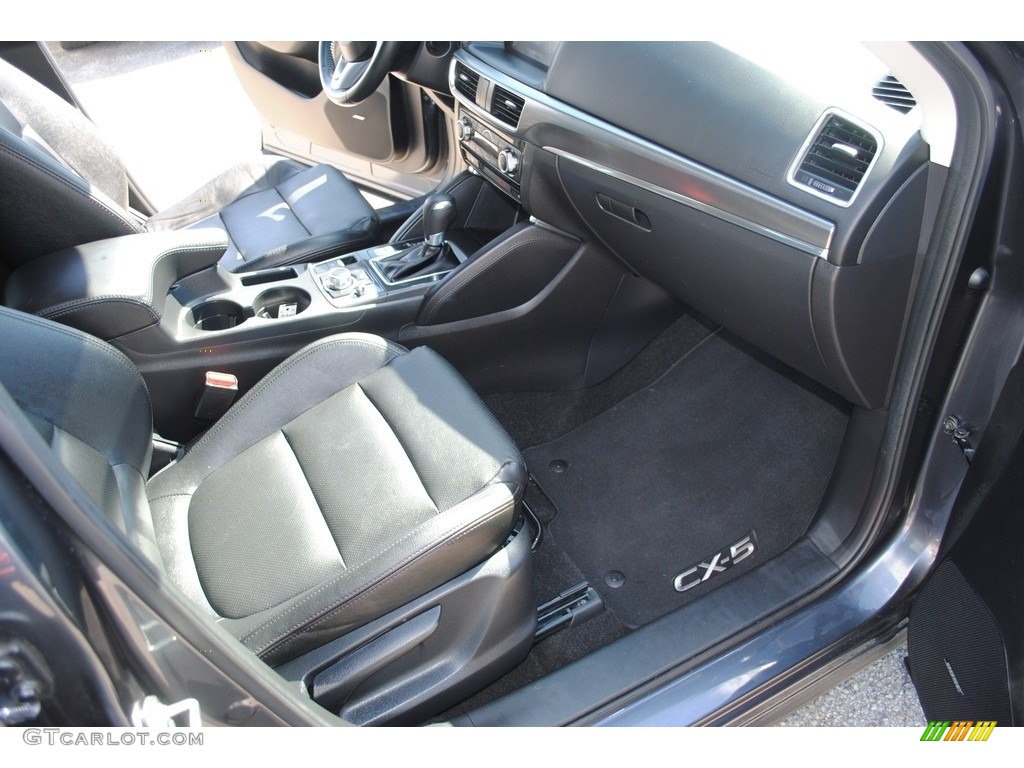 2016 CX-5 Grand Touring AWD - Meteor Gray Mica / Black photo #29
