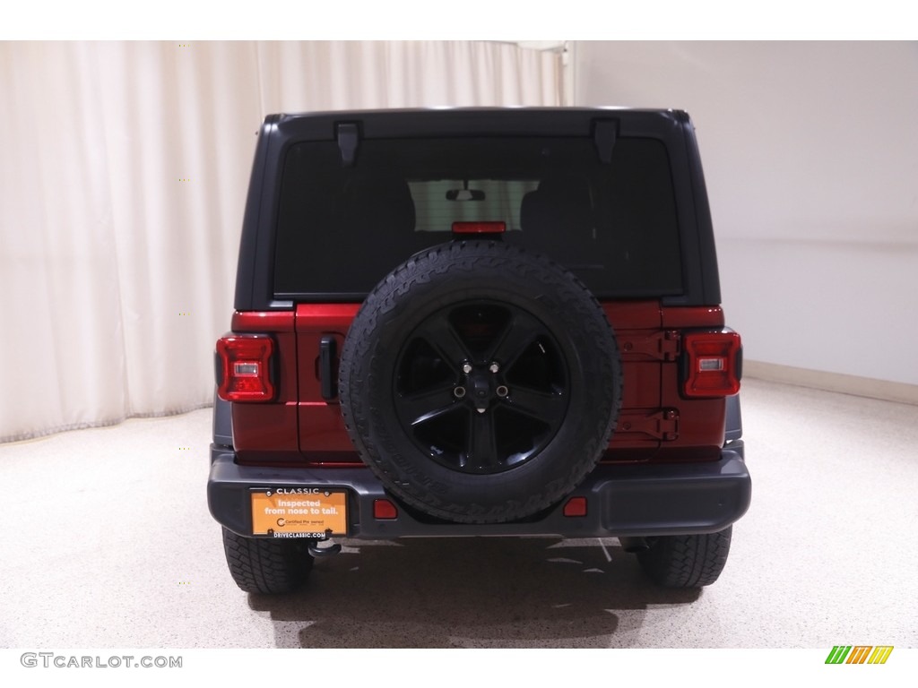 2021 Wrangler Unlimited Sport Altitude 4x4 - Snazzberry Pearl / Black photo #20