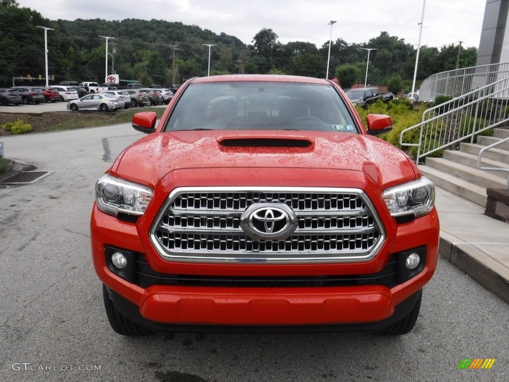 2017 Tacoma TRD Sport Double Cab 4x4 - Inferno Orange / TRD Graphite photo #12