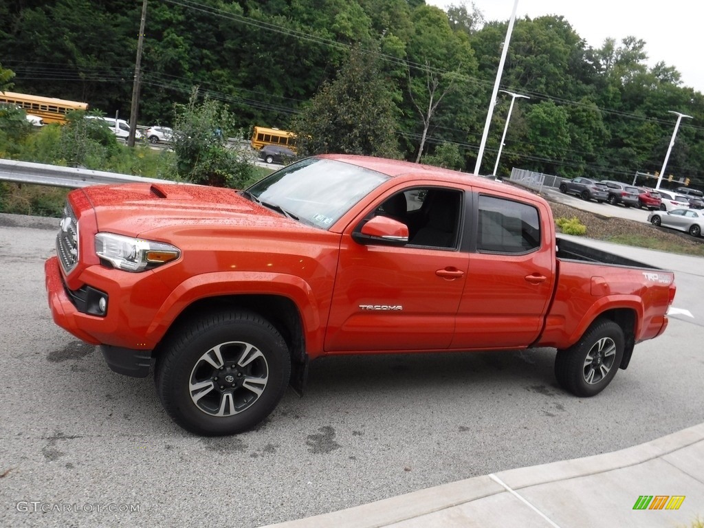 2017 Tacoma TRD Sport Double Cab 4x4 - Inferno Orange / TRD Graphite photo #14