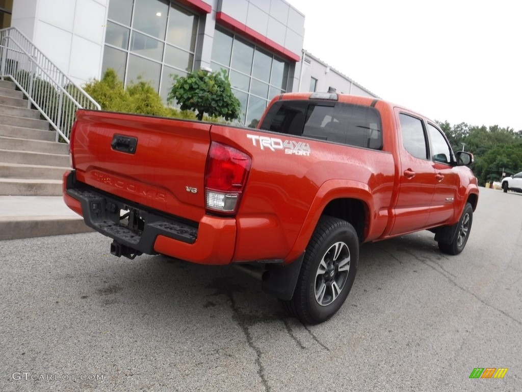 2017 Tacoma TRD Sport Double Cab 4x4 - Inferno Orange / TRD Graphite photo #17
