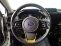 Gray 2022 Subaru Crosstrek Sport Steering Wheel