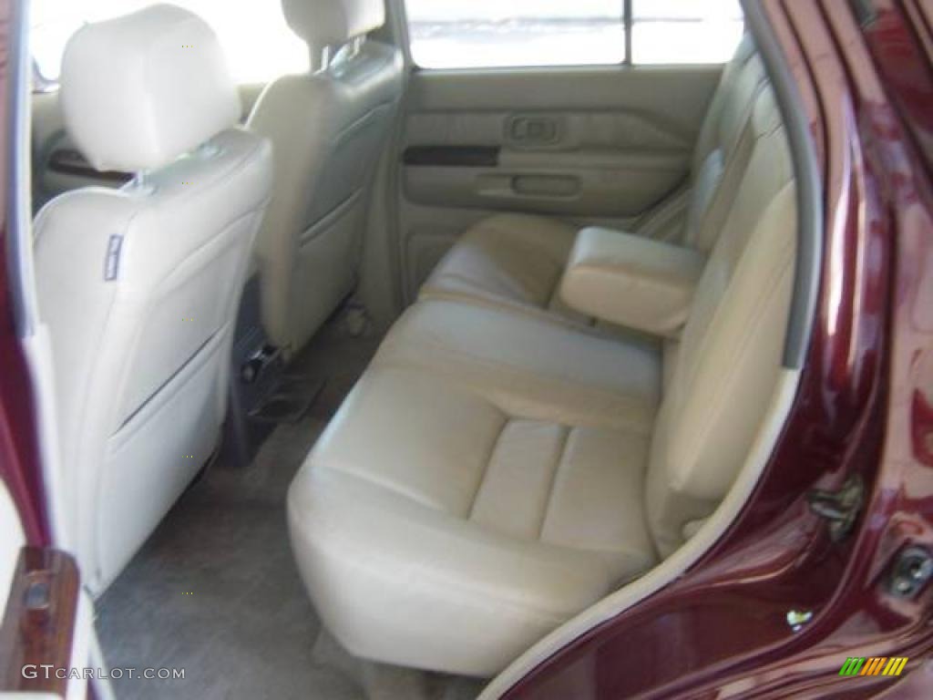 2000 QX4  - Bordeaux Red Pearl / Stone Beige photo #22