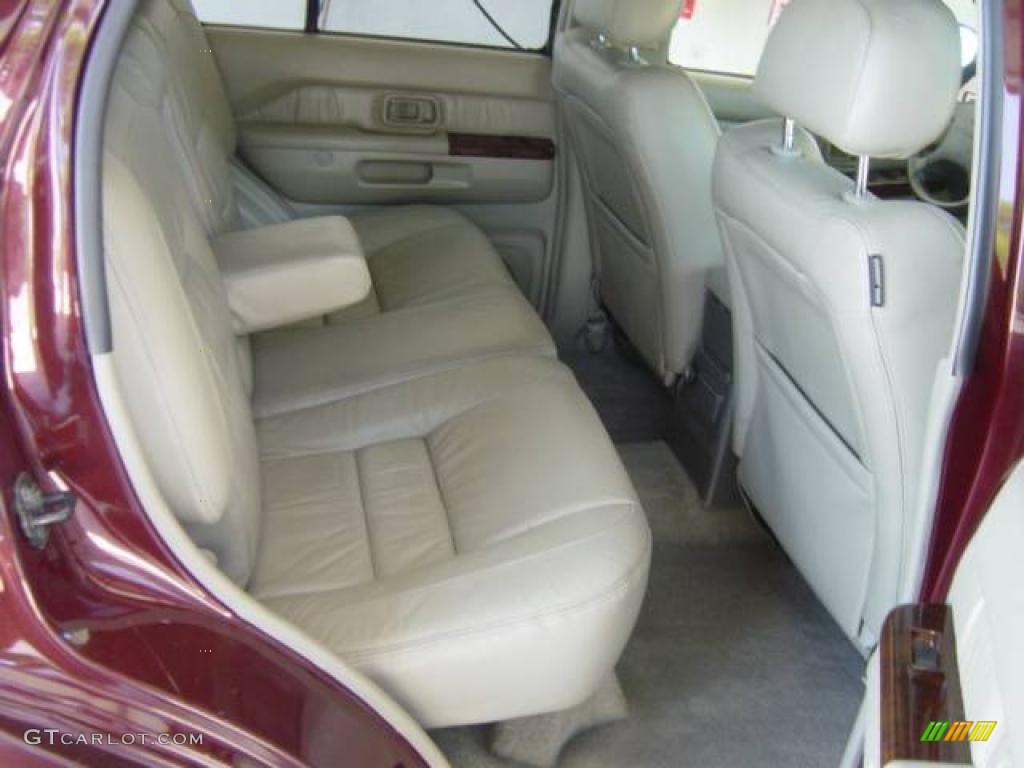 2000 QX4  - Bordeaux Red Pearl / Stone Beige photo #23