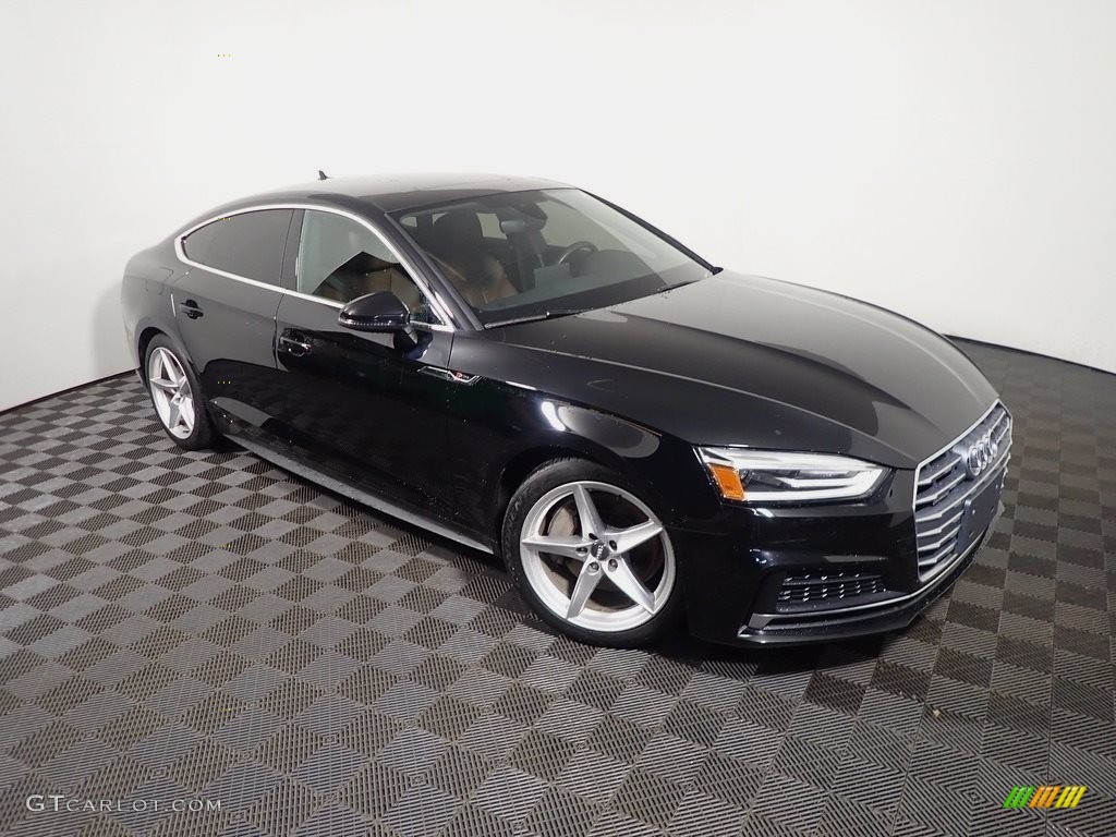 Brilliant Black 2018 Audi A5 Sportback Premium quattro Exterior Photo #144794692