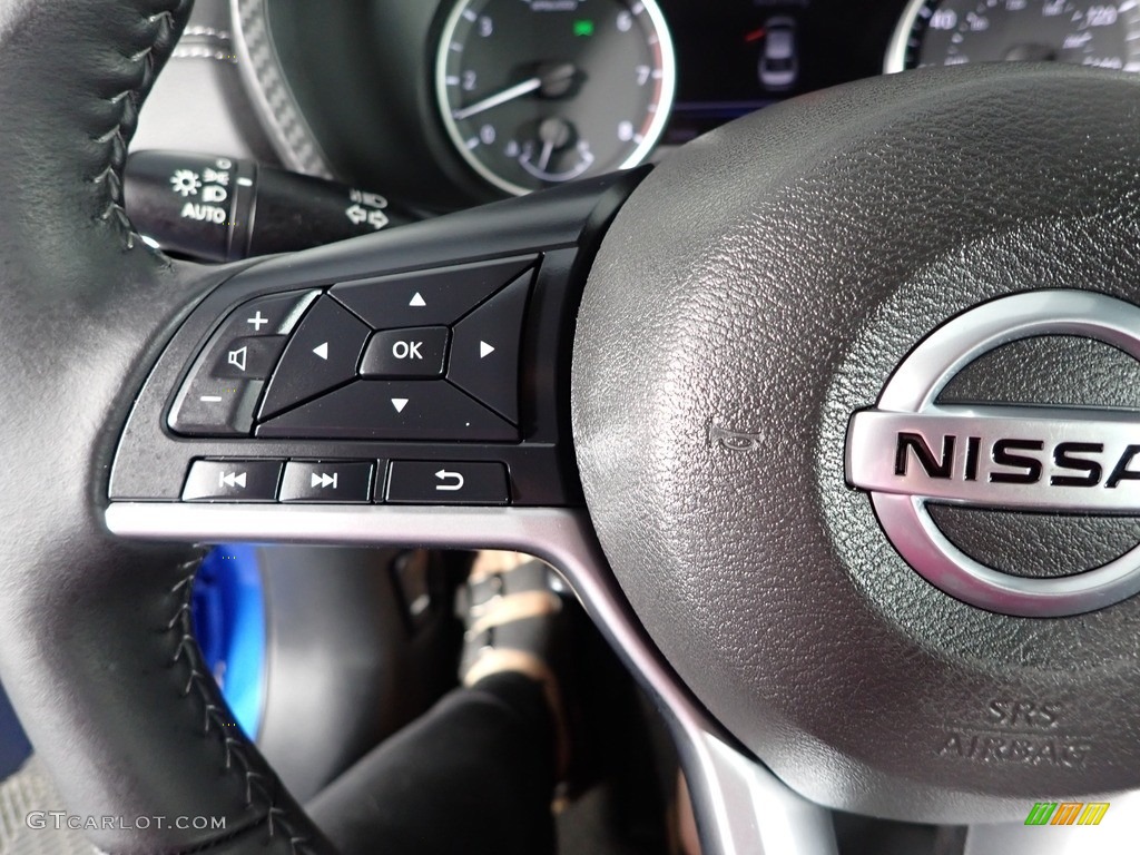 2022 Nissan Sentra SV Charcoal Steering Wheel Photo #144795760