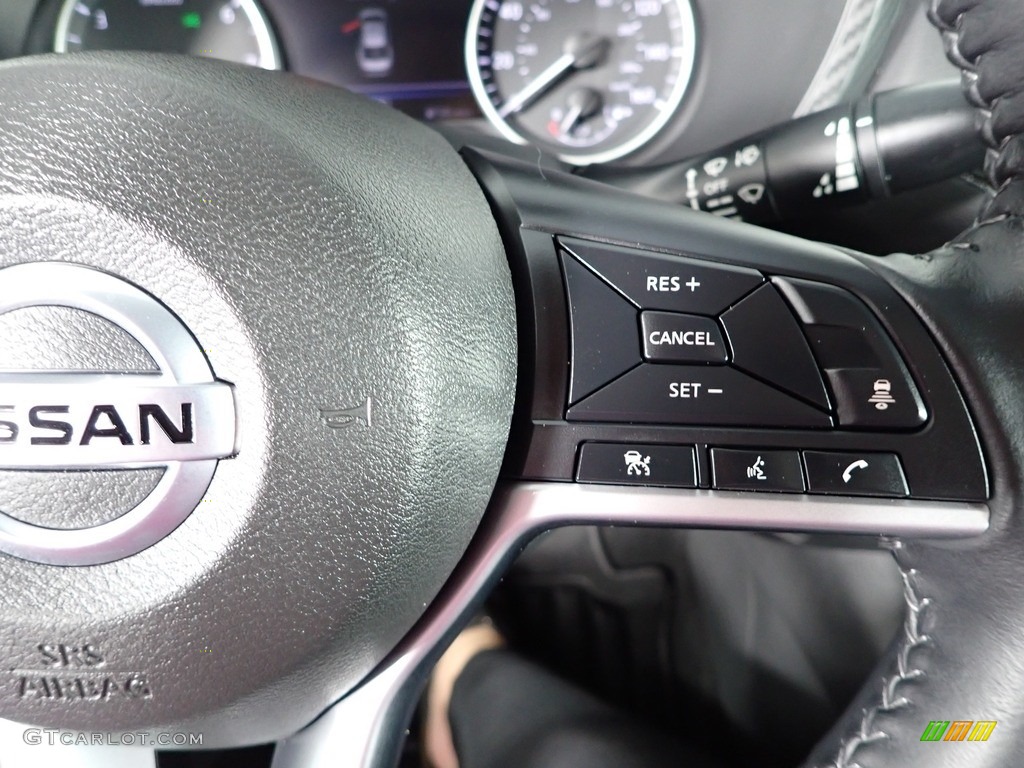 2022 Nissan Sentra SV Charcoal Steering Wheel Photo #144795772