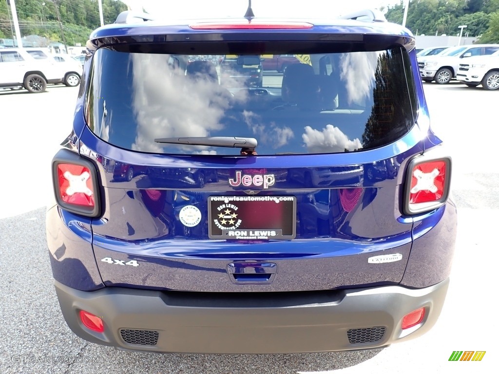 2019 Renegade Latitude 4x4 - Jetset Blue / Black/Ski Grey photo #4
