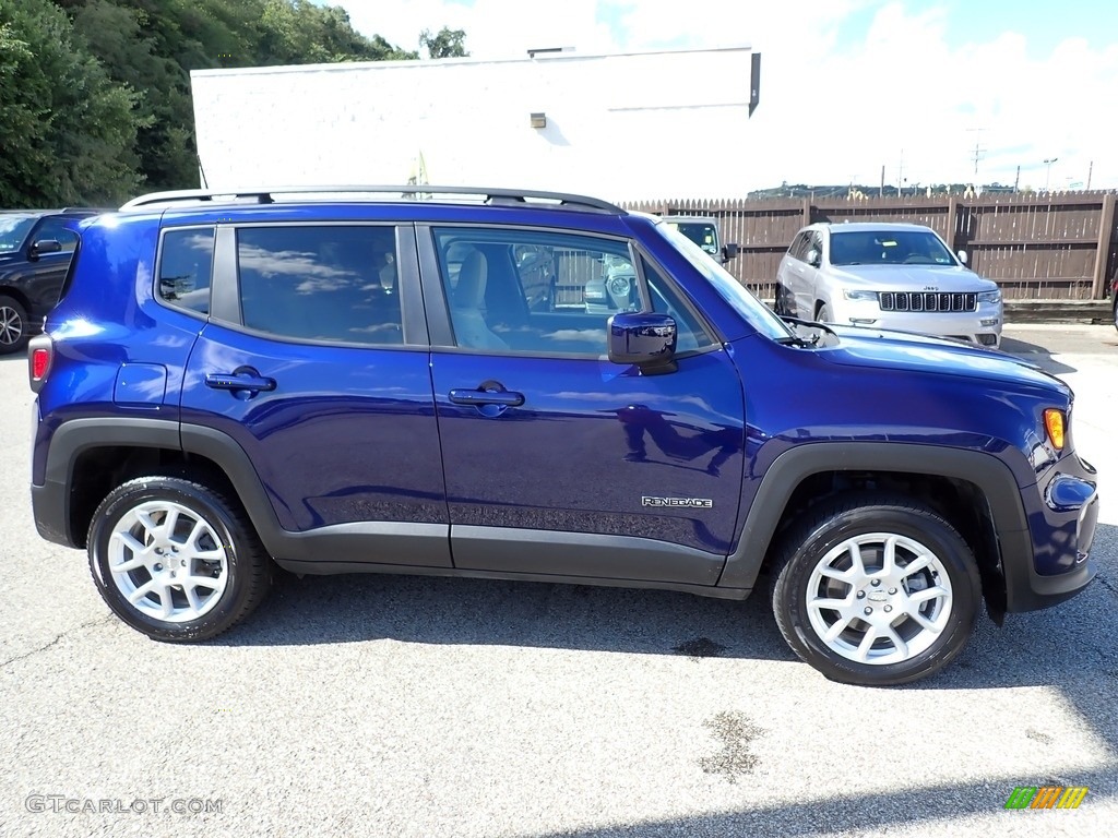 2019 Renegade Latitude 4x4 - Jetset Blue / Black/Ski Grey photo #7
