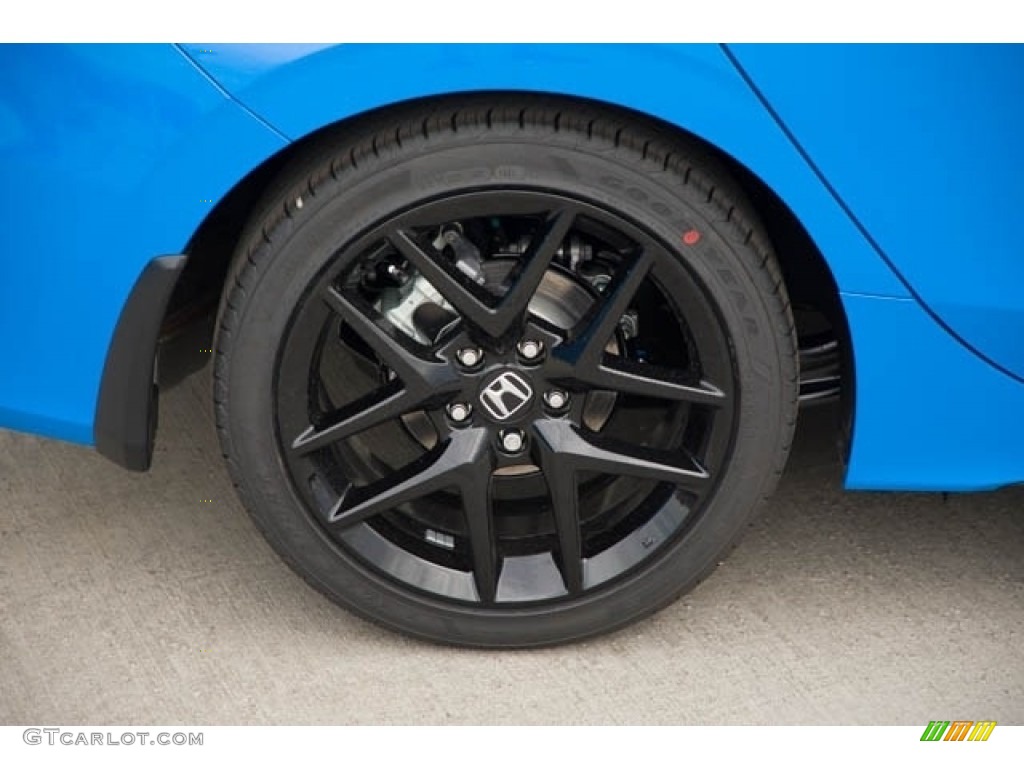 2022 Civic Sport Hatchback - Boost Blue Metallic / Black photo #10