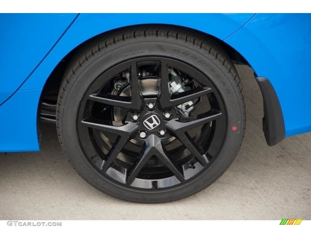 2022 Civic Sport Hatchback - Boost Blue Metallic / Black photo #12