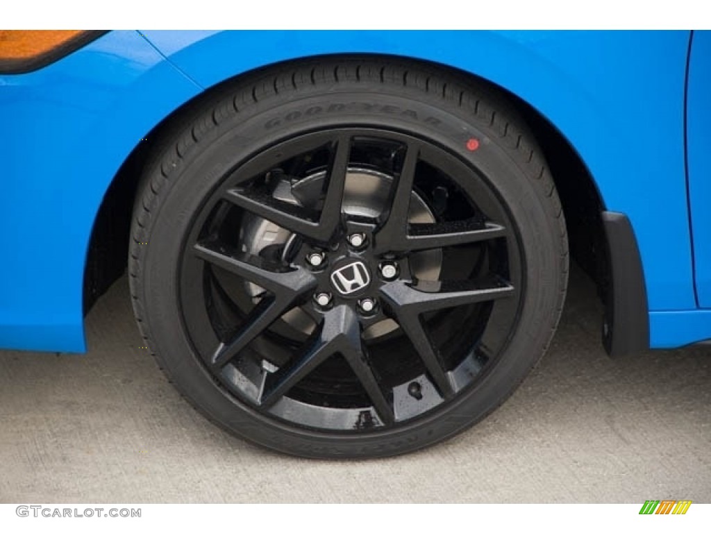 2022 Civic Sport Hatchback - Boost Blue Metallic / Black photo #13