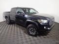 2020 Midnight Black Metallic Toyota Tacoma TRD Off Road Double Cab 4x4  photo #3