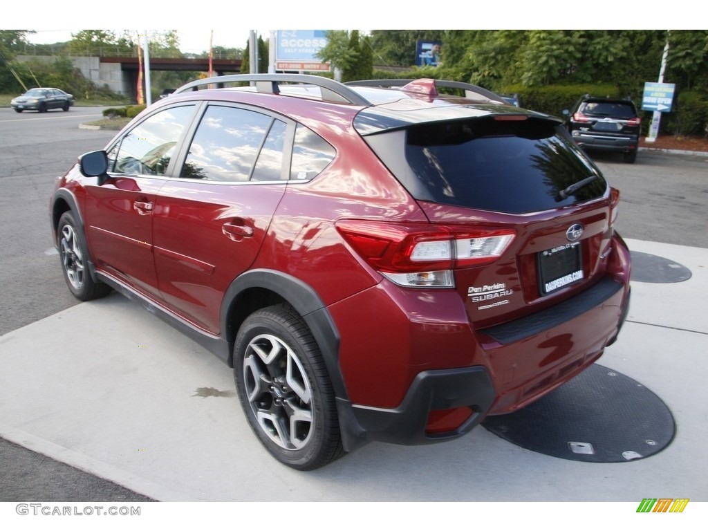 2019 Crosstrek 2.0i Limited - Venetian Red Pearl / Black photo #7