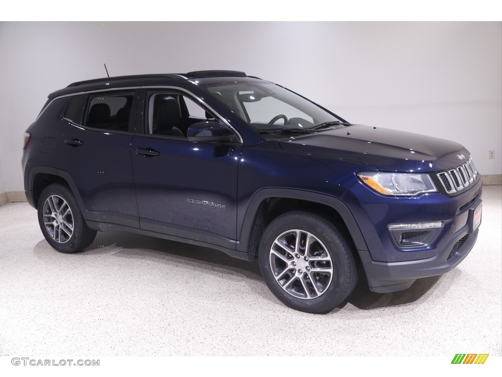 Jazz Blue Pearl 2020 Jeep Compass Latitude 4x4 Exterior Photo #144798988