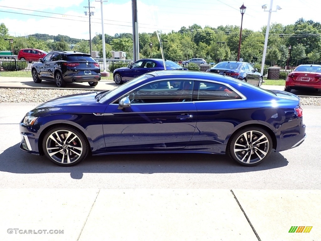 Navarra Blue Metallic 2022 Audi S5 3.0T Prestige quattro Exterior Photo #144799603